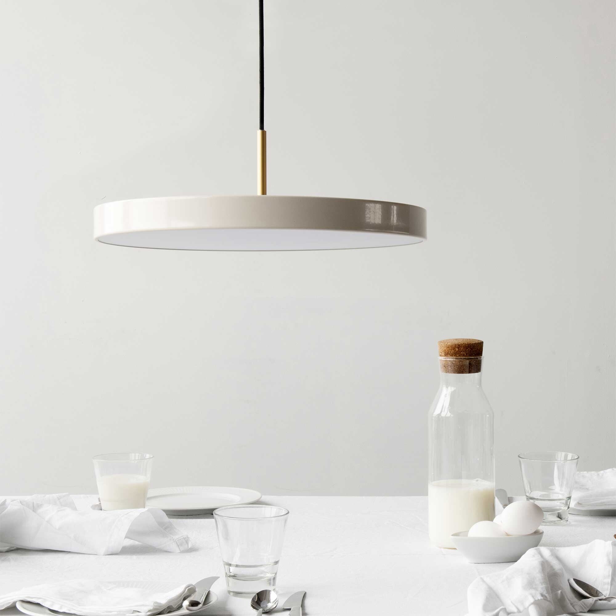 Asteria Mini LED Suspension Lamp Brass