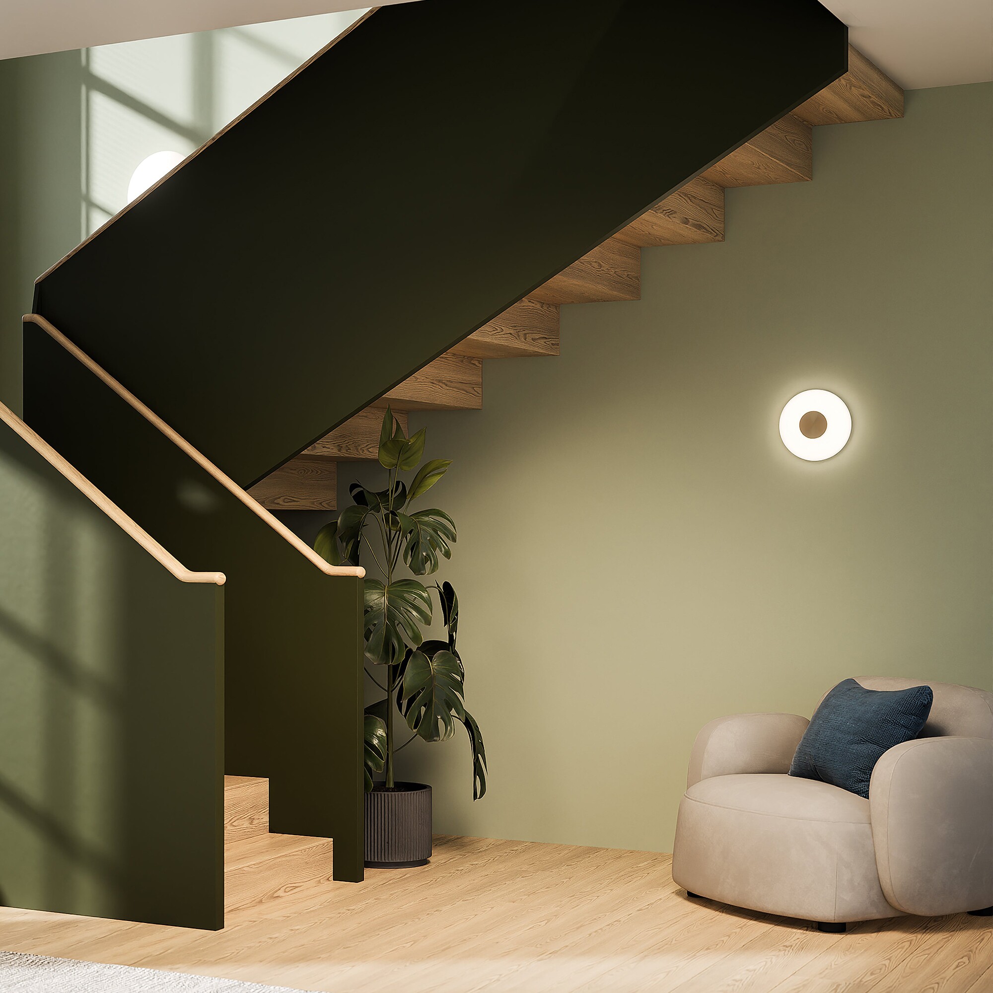 Glint LED Wall Lamp Glass