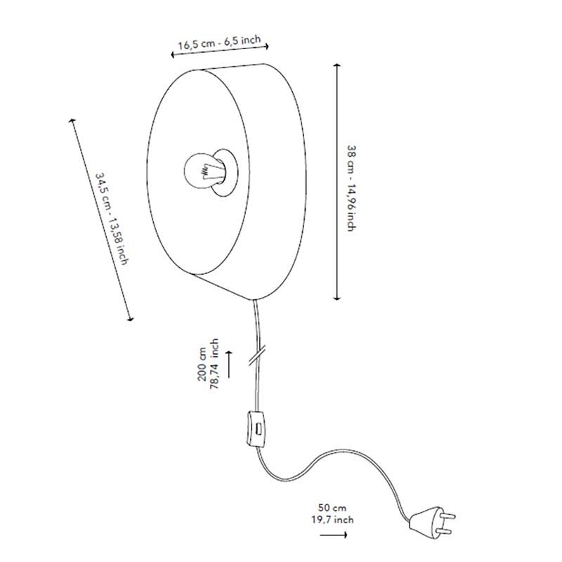 Chadophe Wall Lamp M