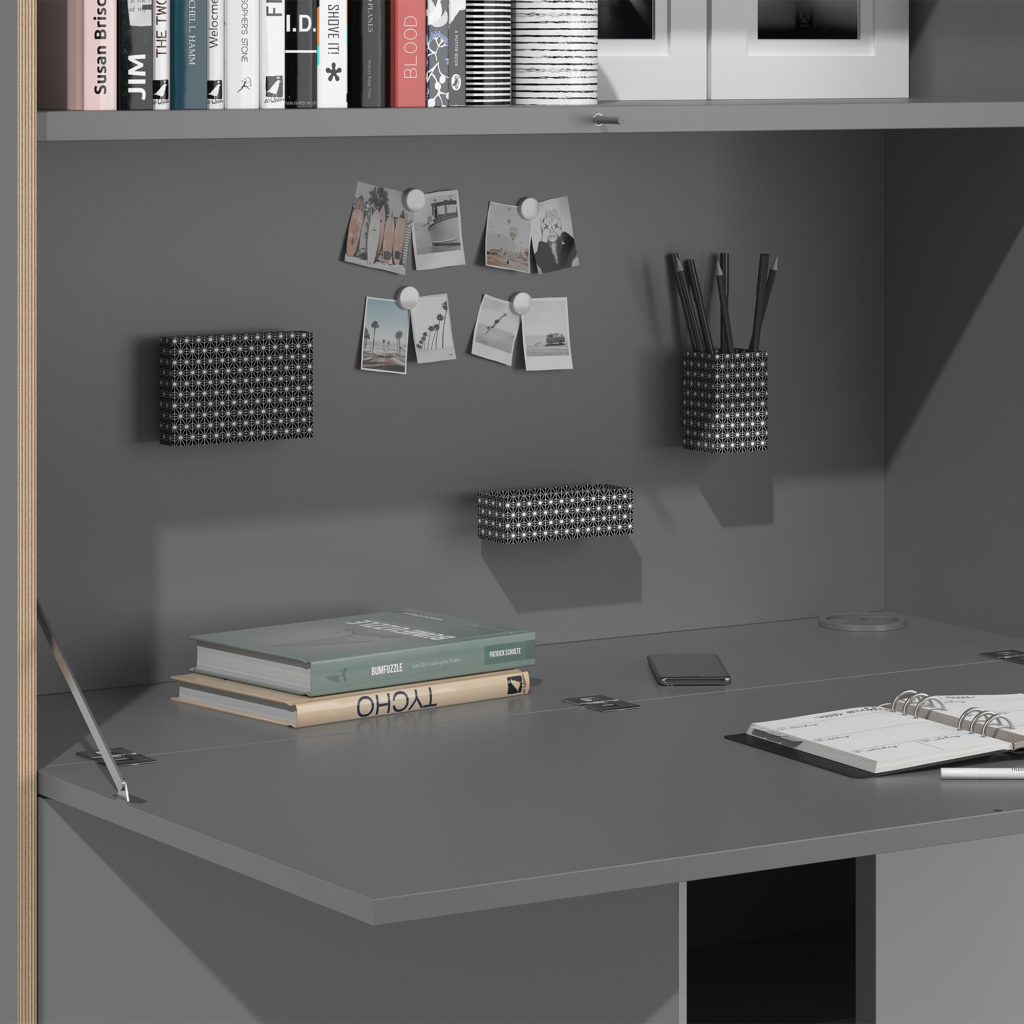 Flai Home-Office Secretar Magnetic 118x36x216.8cm