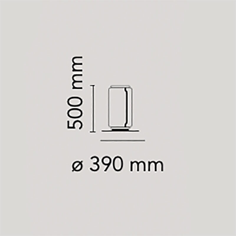 Noctambule Low Cylinders Small Base LED Floor Lamp