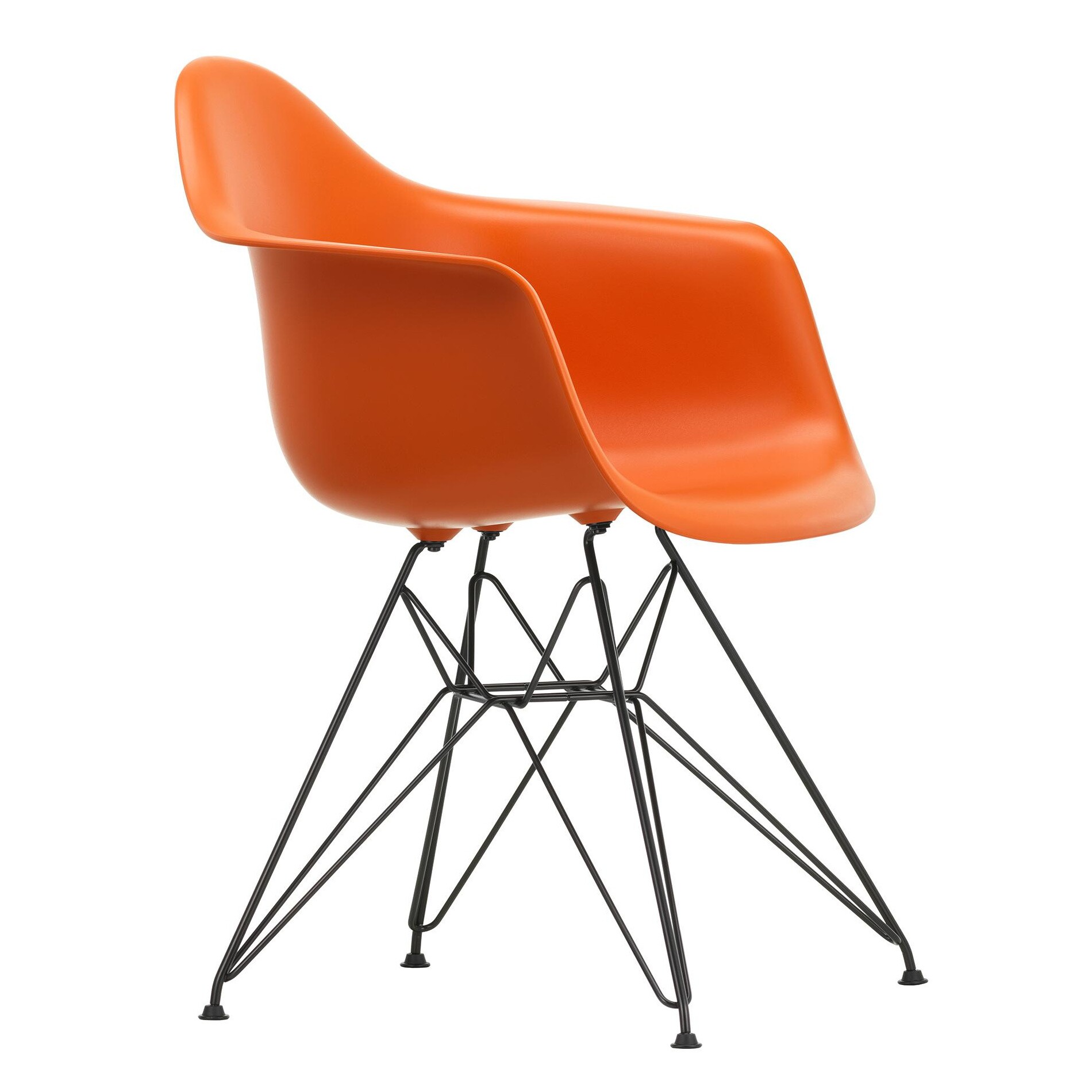 Eames Plastic Armchair DAR RE Black Base