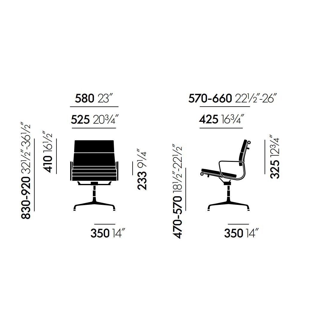 EA 231 Soft Pad Aluminium Chair
