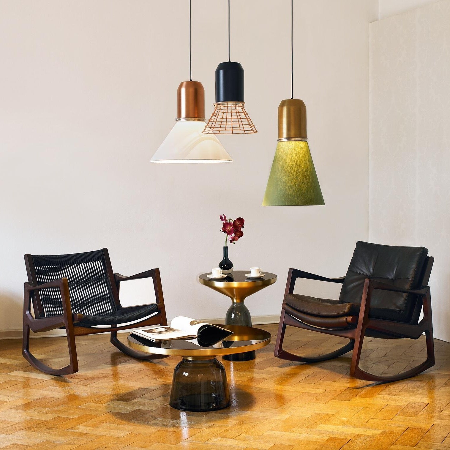 Bell Side Table Brass