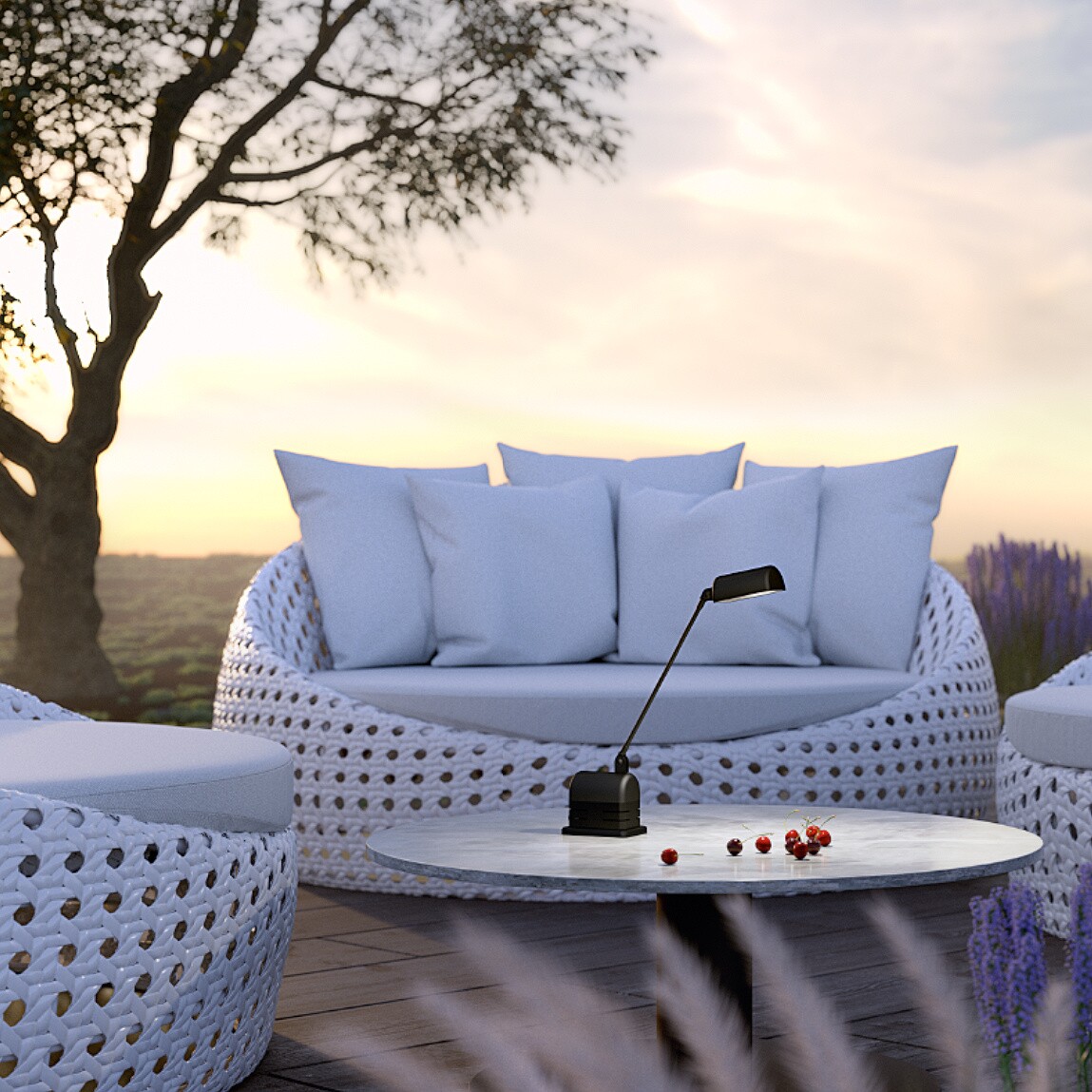 Daphinette Portatile LED Table Lamp with Battery