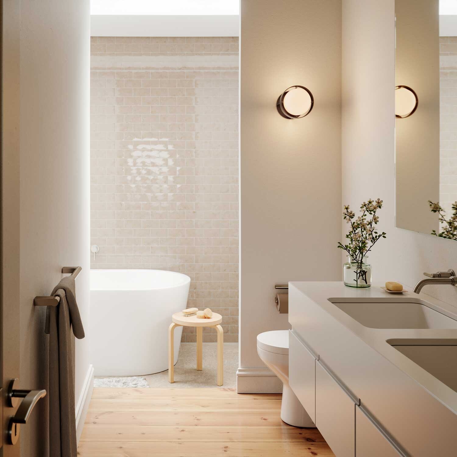 Loop Wall Lamp L + Sphere IV