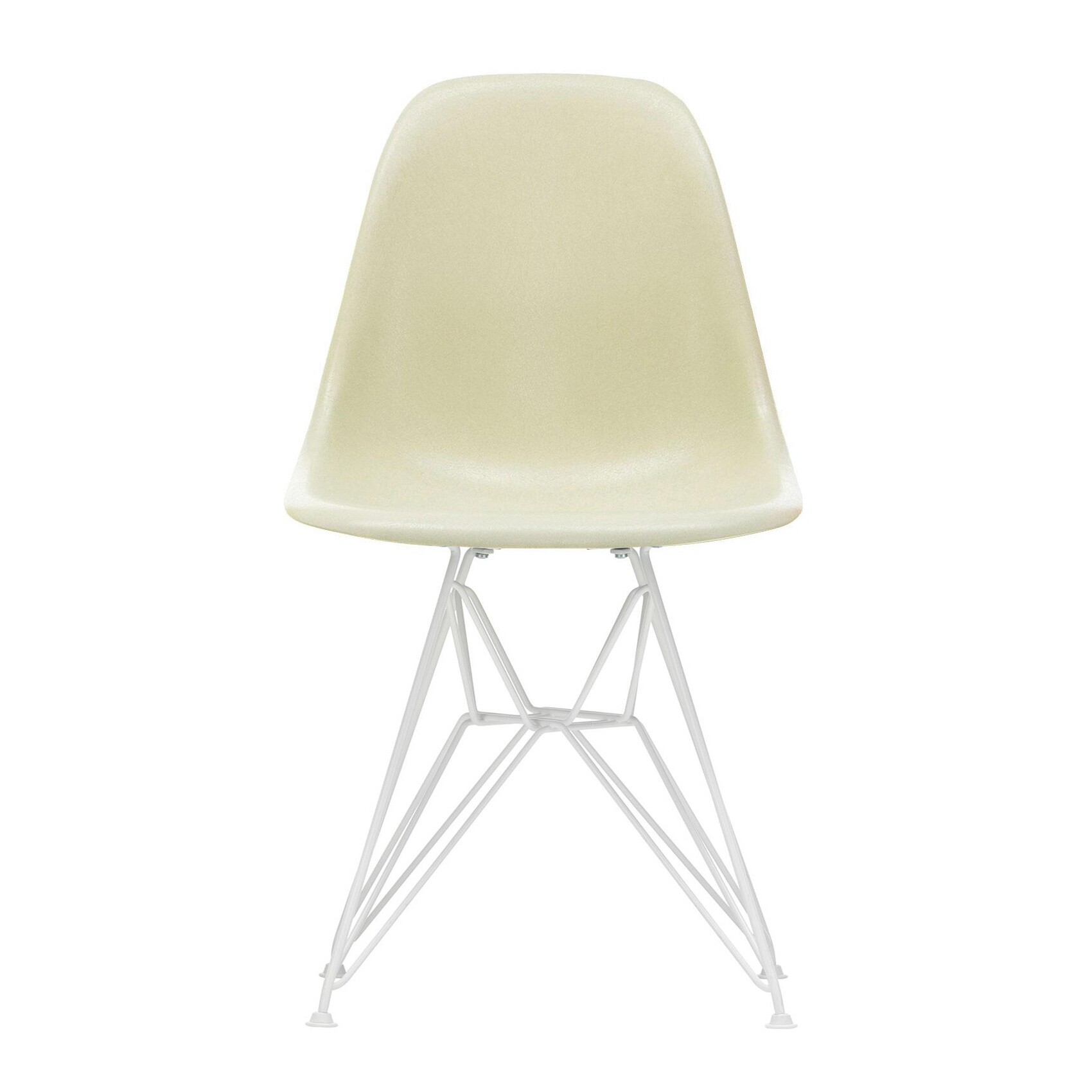 Eames Fiberglass Side Chair DSR White Base