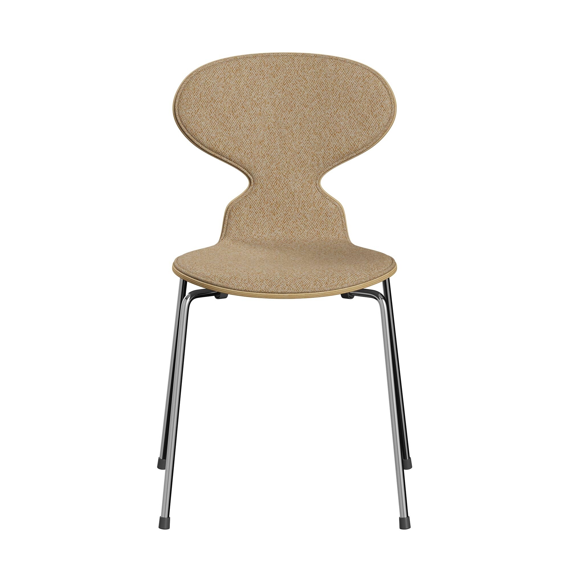 Ant™ Chair Front Upholstered Chromed Base