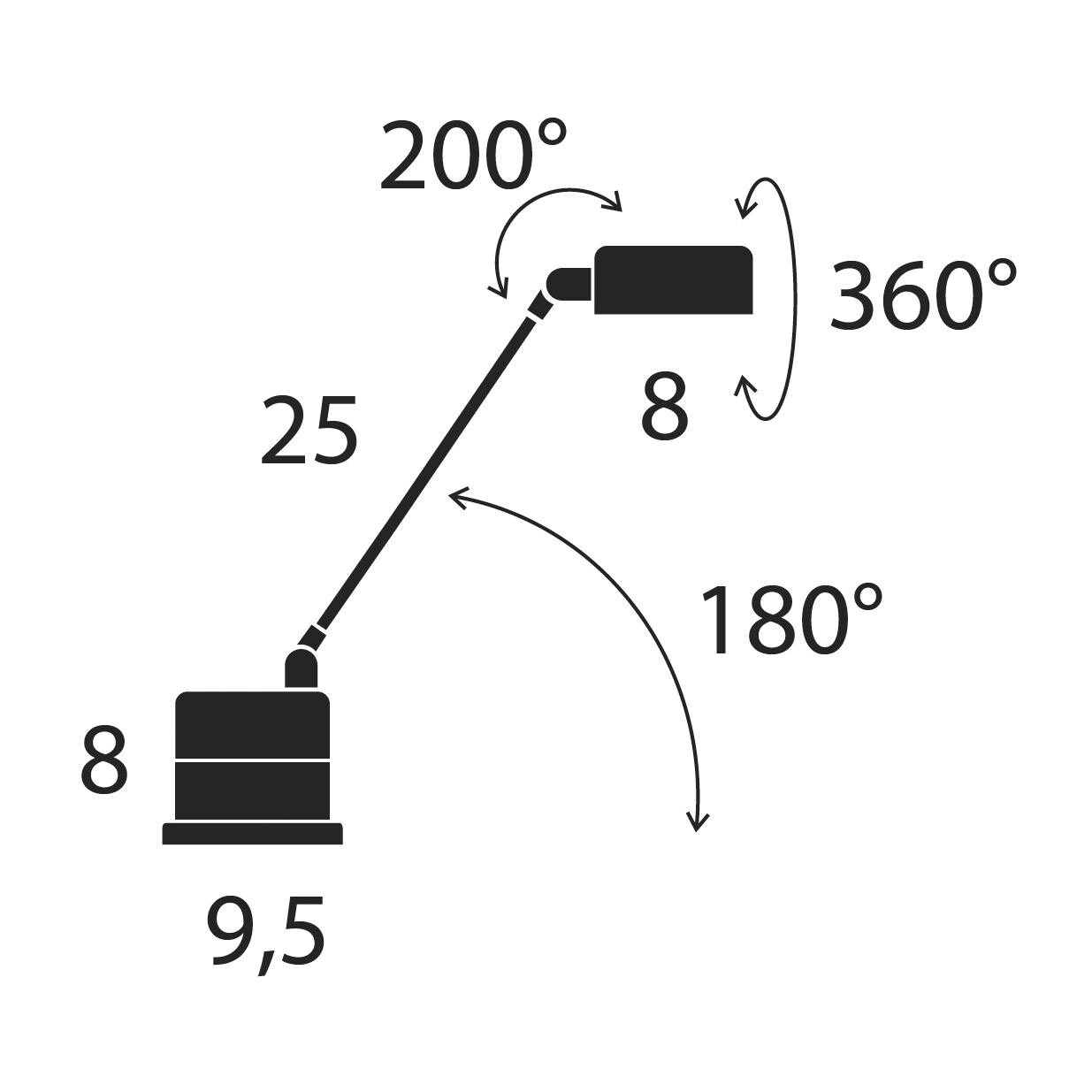 Daphinette Portatile LED Table Lamp with Battery