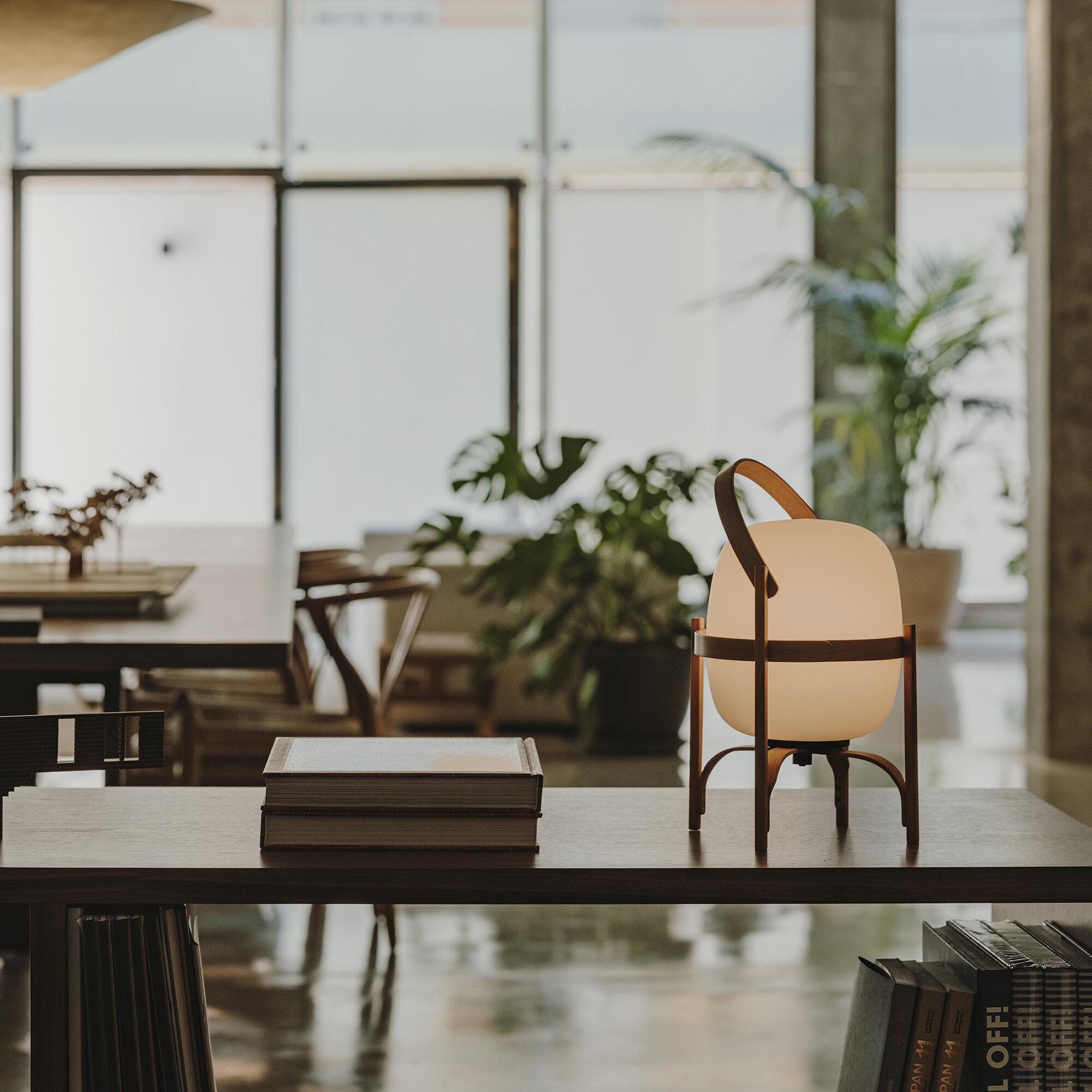 Cestita Batería LED Lamp with Battery Glass