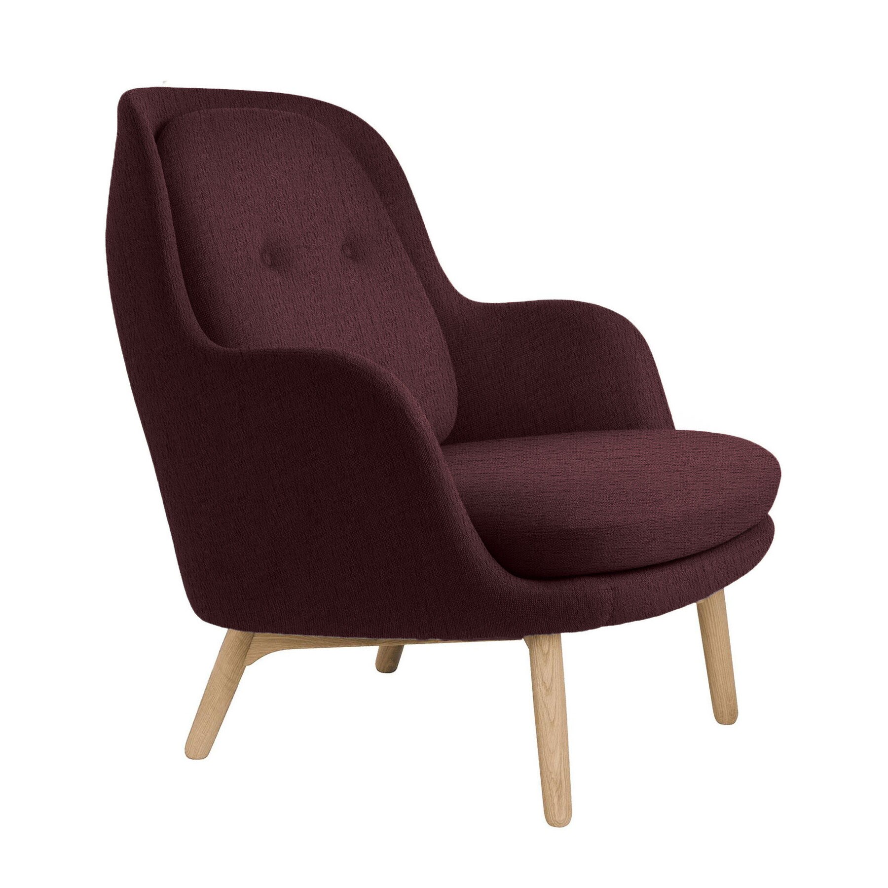 Fri™ JH5 Armchair with Oak Wood Base