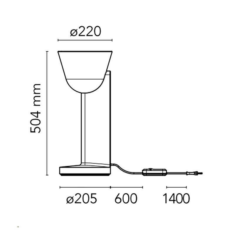 Céramique Up Table Lamp