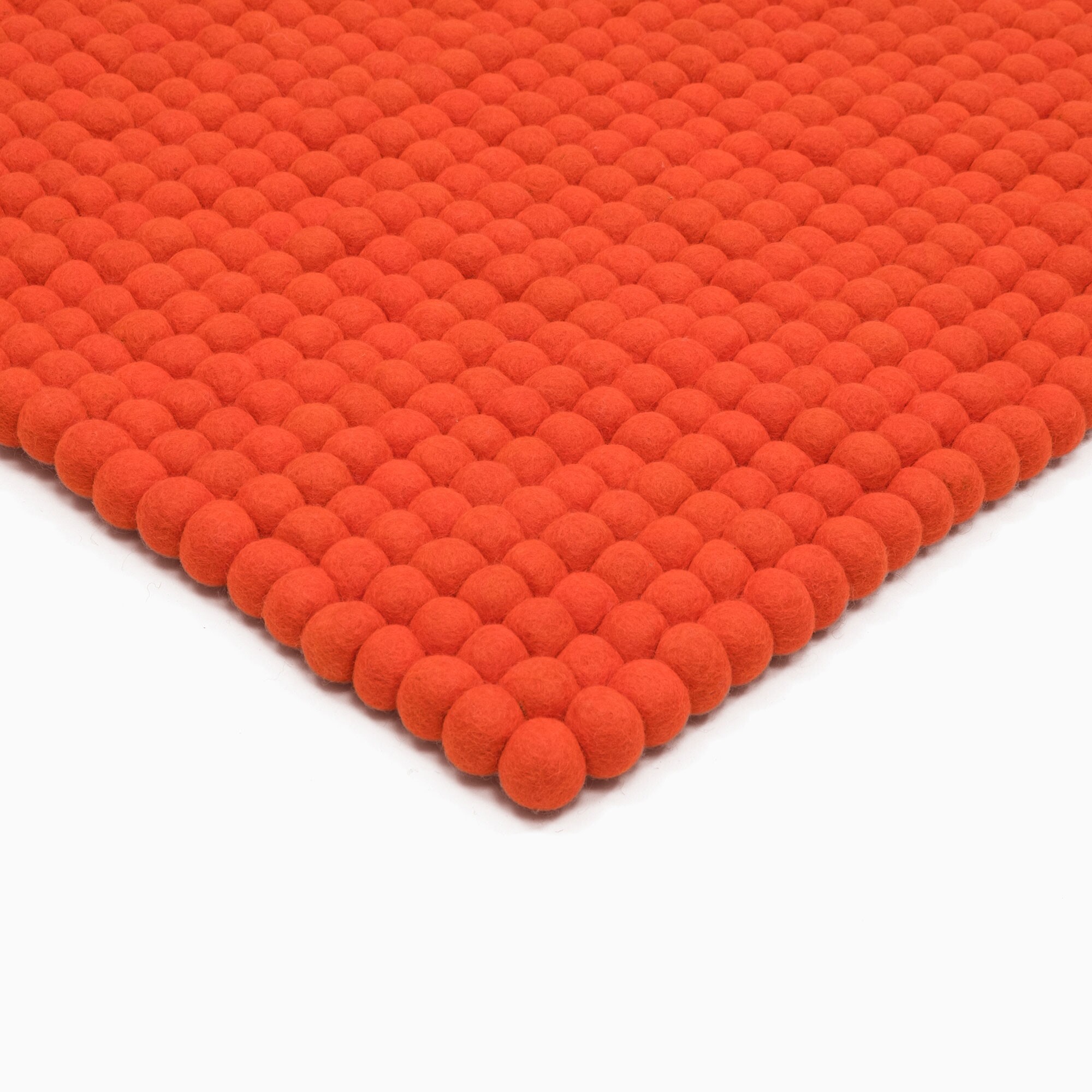 Mats Felt Ball Rug rectangular
