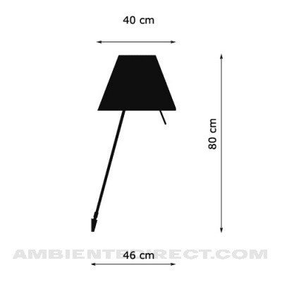 Costanza Wall Lamp Fix/On-Off