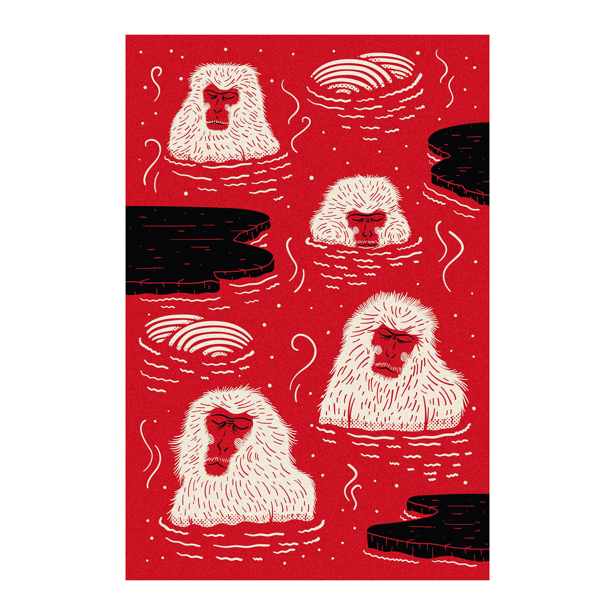 Indigo Macaque Red Carpet