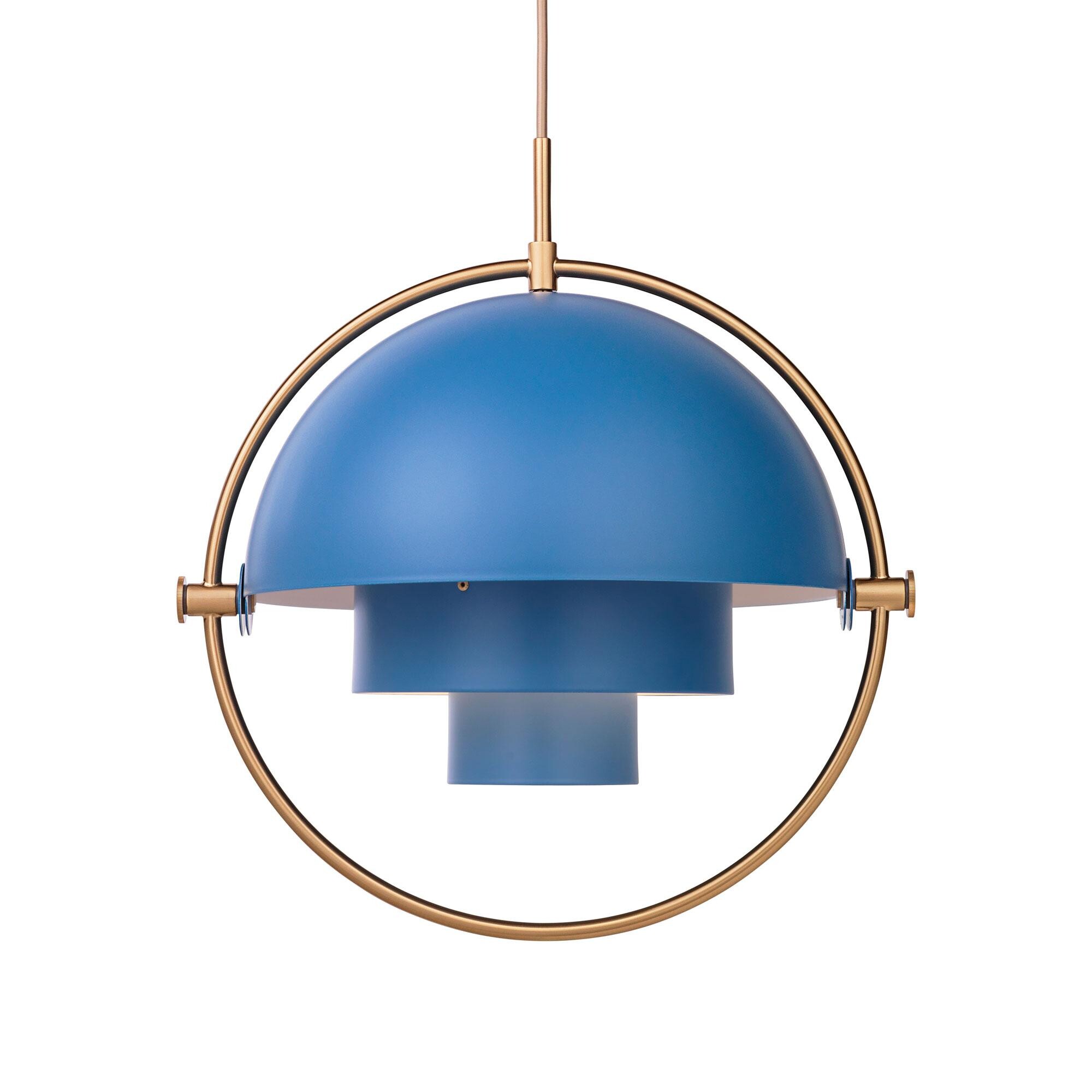 Multi-Lite Suspension Lamp Ø36cm Frame Brass