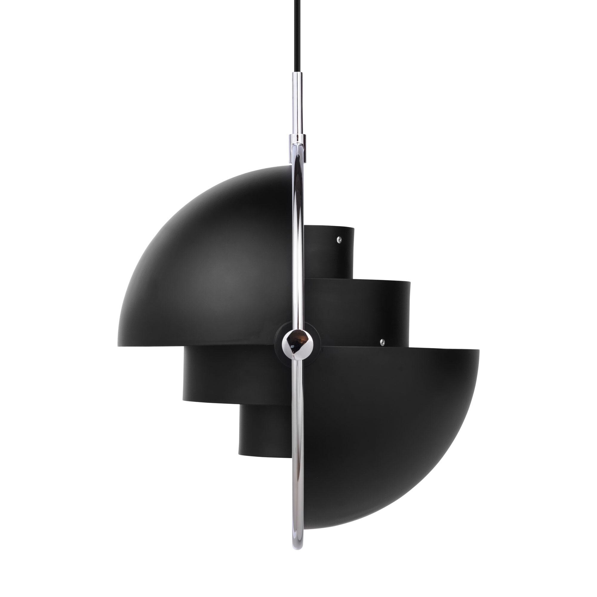 Multi-Lite Suspension Lamp Ø36cm Frame Chrome