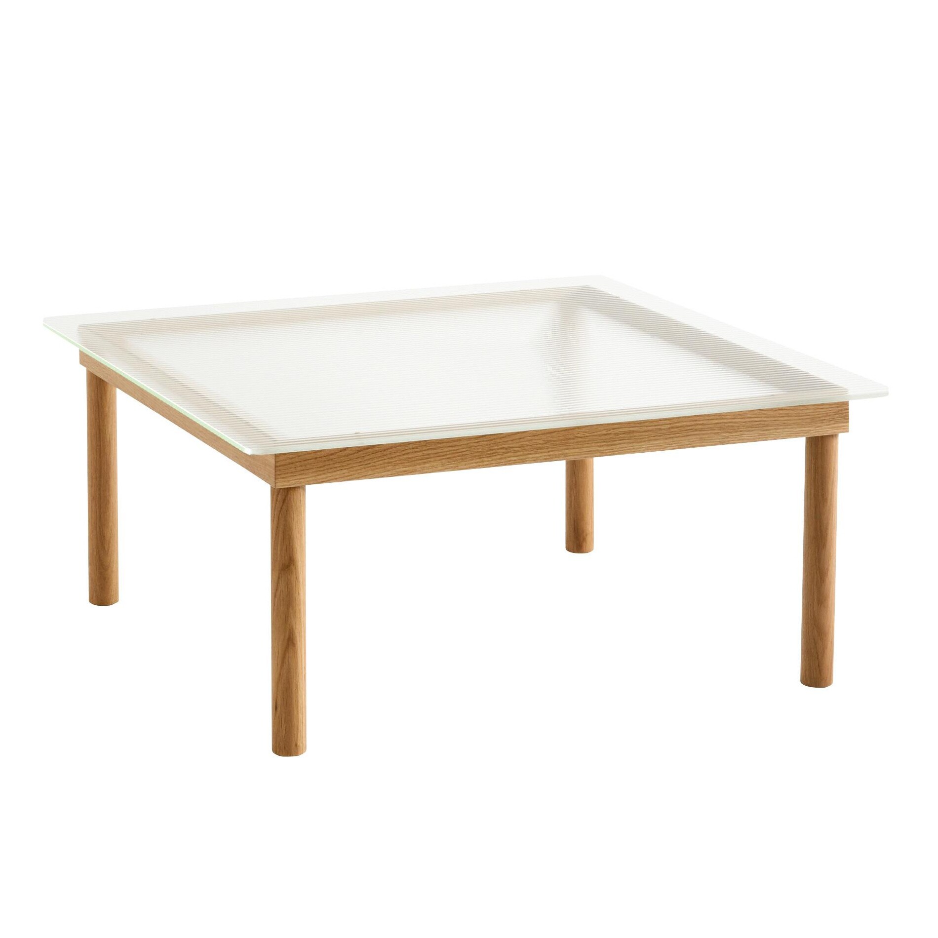 Kofi Coffee Table Oak Base 80x80cm