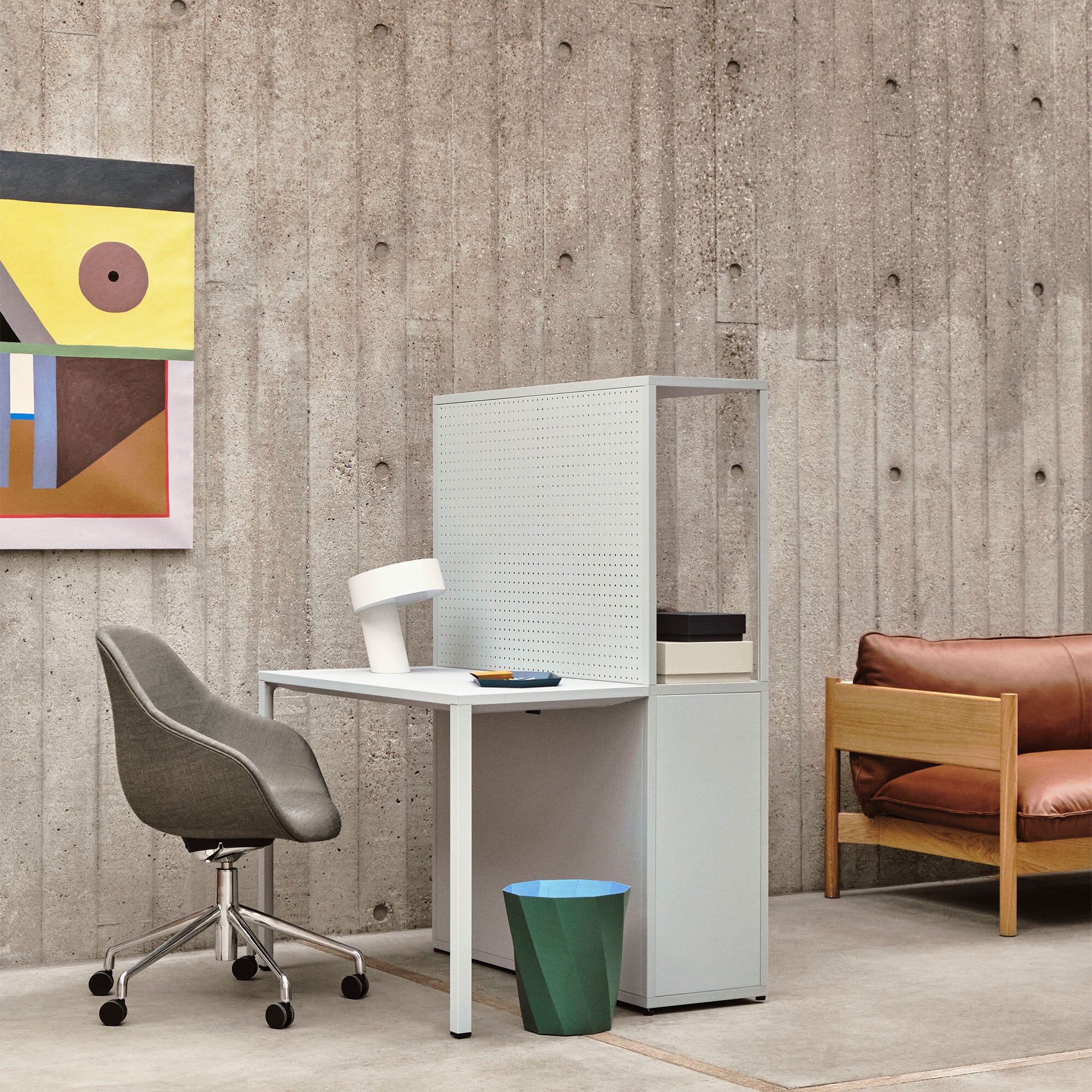 About a Chair AAC 155 Office Chair Fabric Polished Base