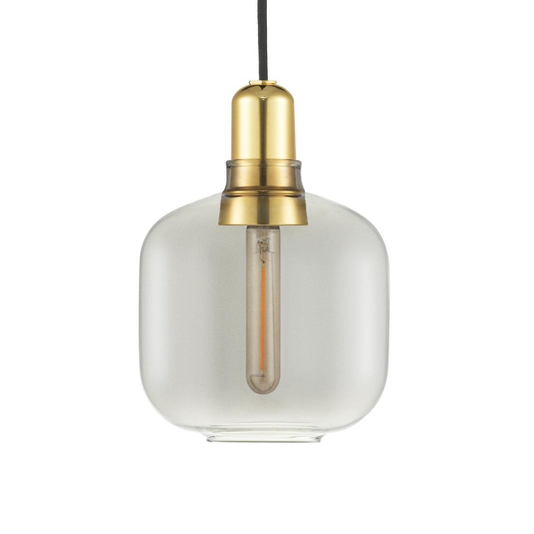 Amp Suspension Lamp Brass