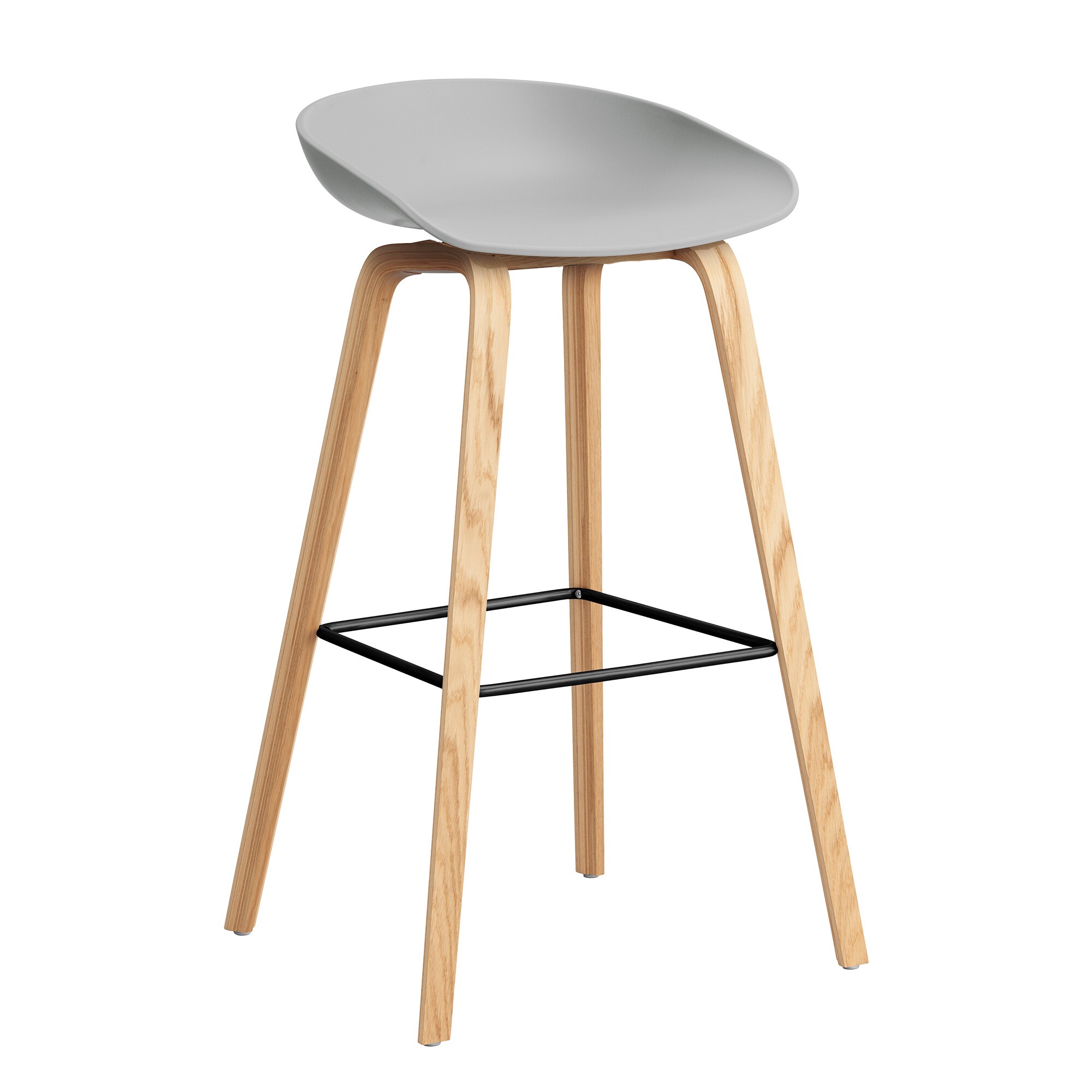 About A Stool AAS 32 2.0 Bar Stool High Lacquered Oak