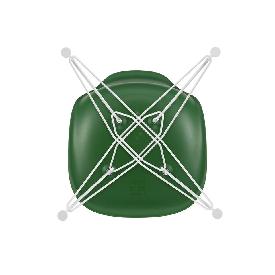 Eames Plastic Side Chair DSR RE White Base