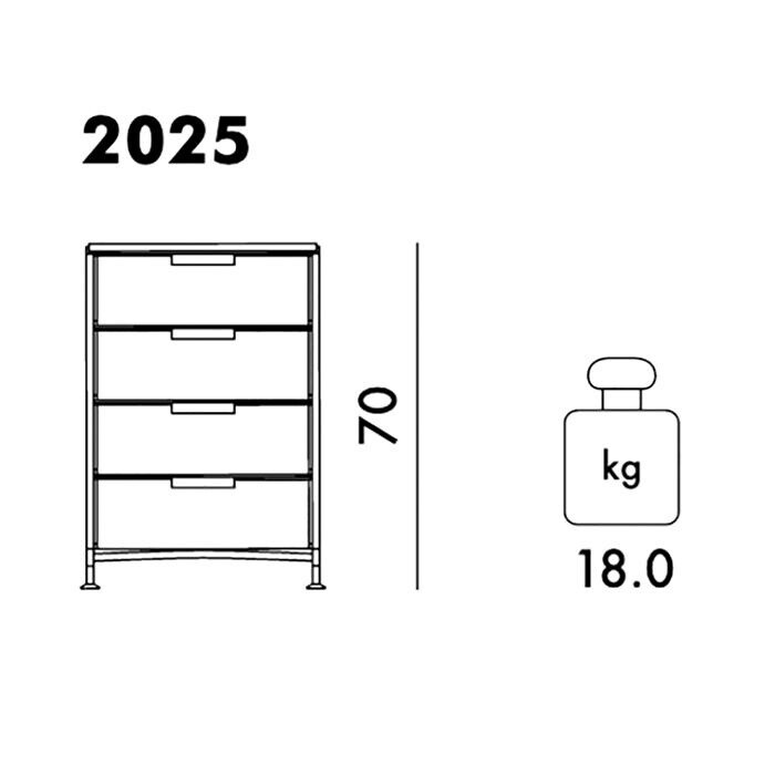 Mobil 4 Container with Feet