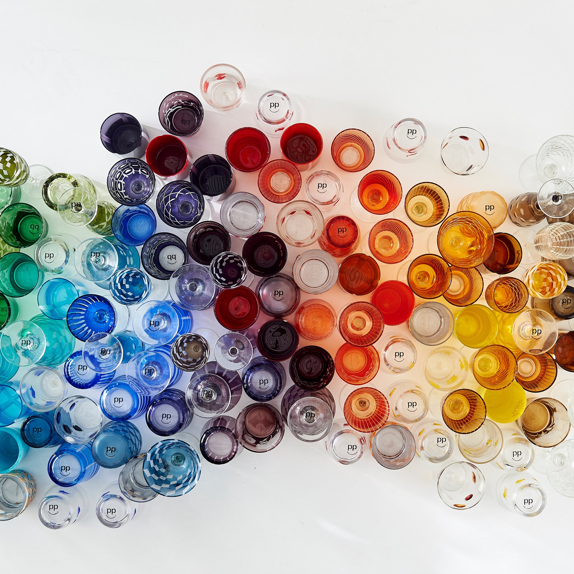 Blocks Champagne Glass Set of 6