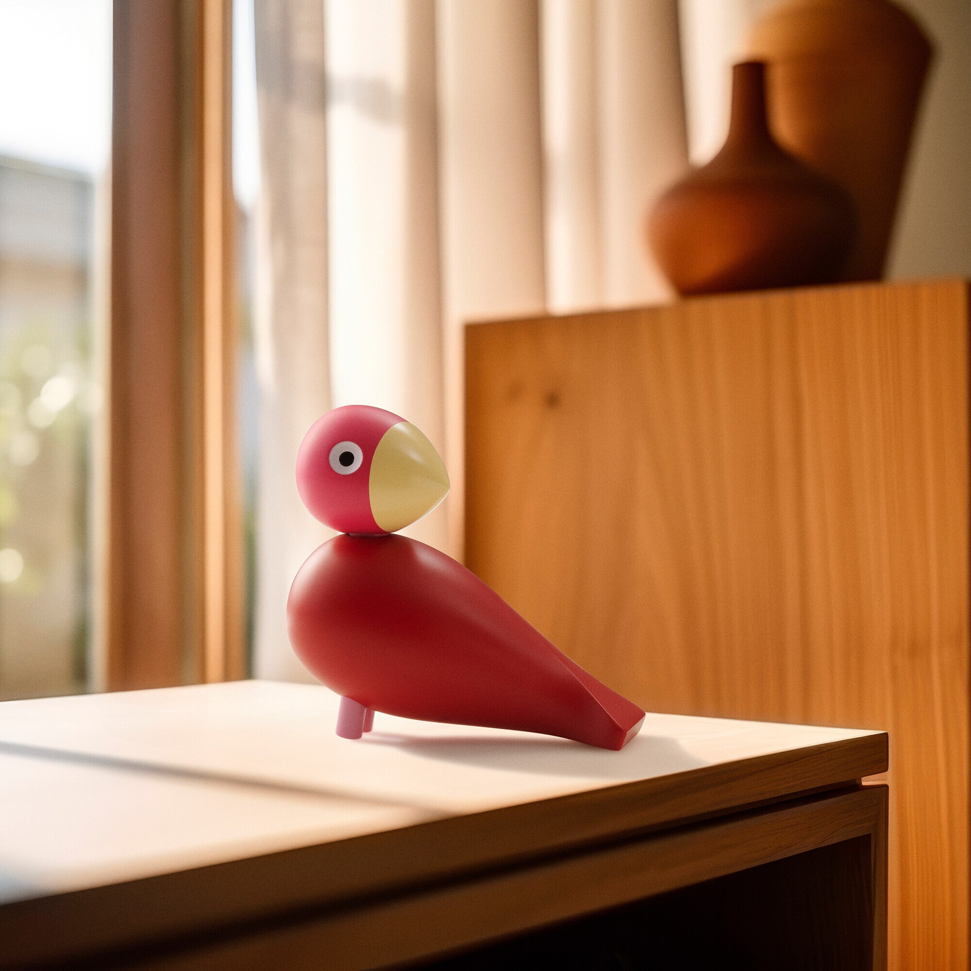 Limited Edition 2024 Wooden Figurine Songbird Flora