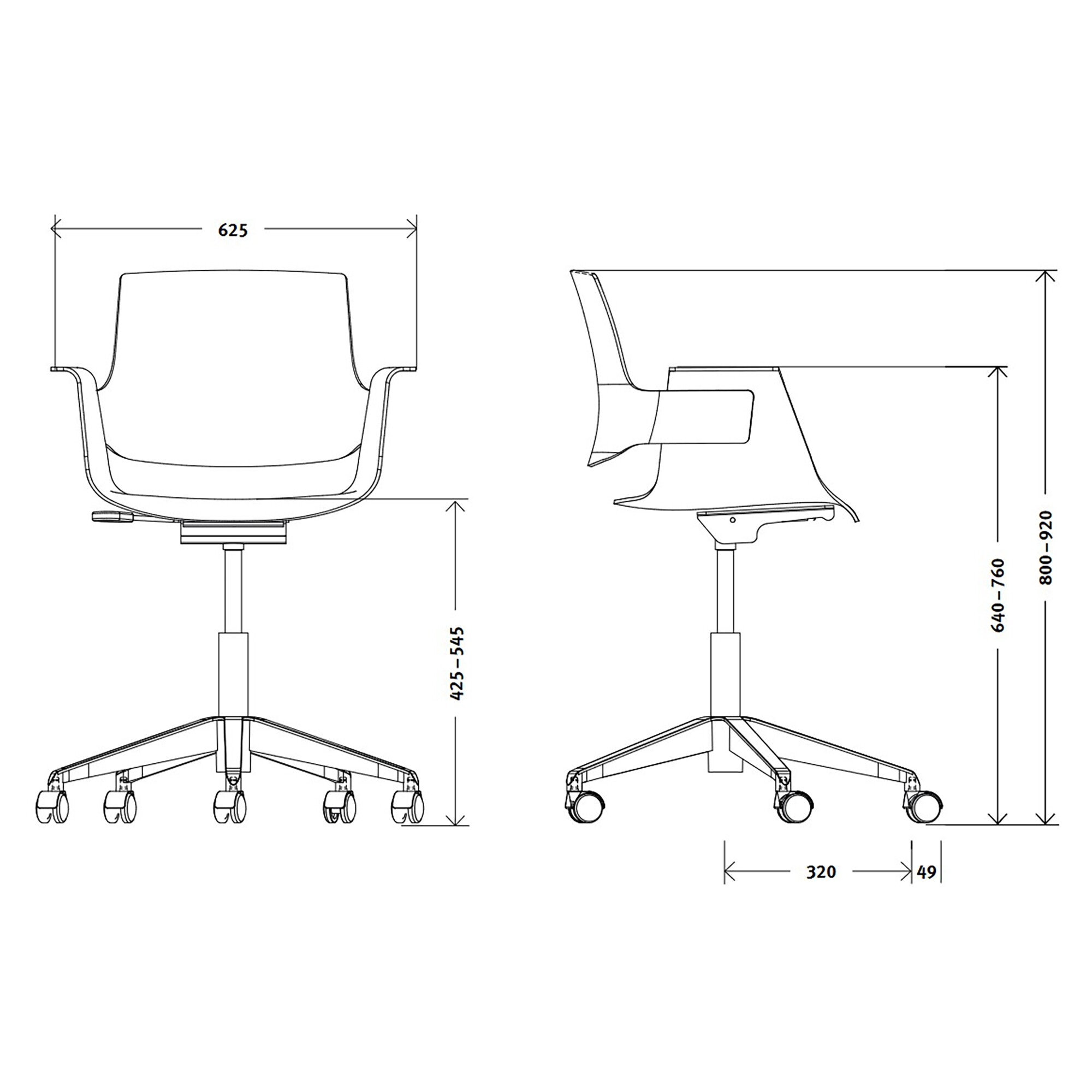 Marchand Atelier Model 4040 Office Chair