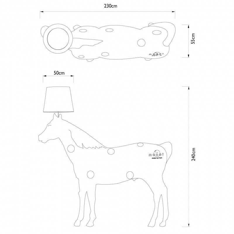 Moooi Horse Lamp Floor Lamp
