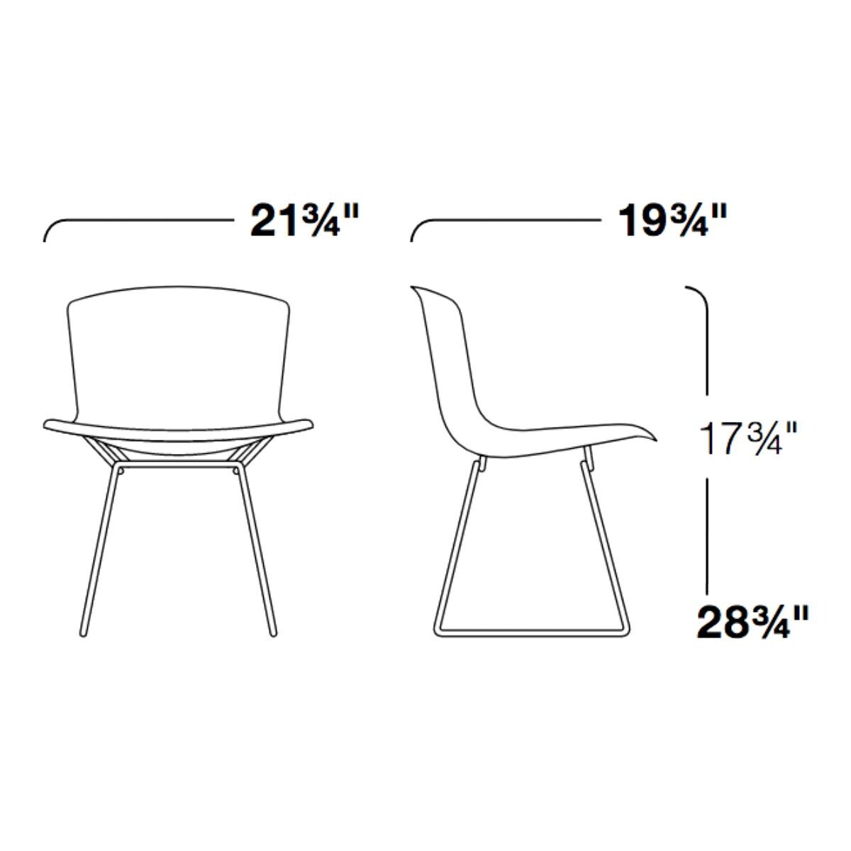 Bertoia Plastic Side Chair Set Of 4