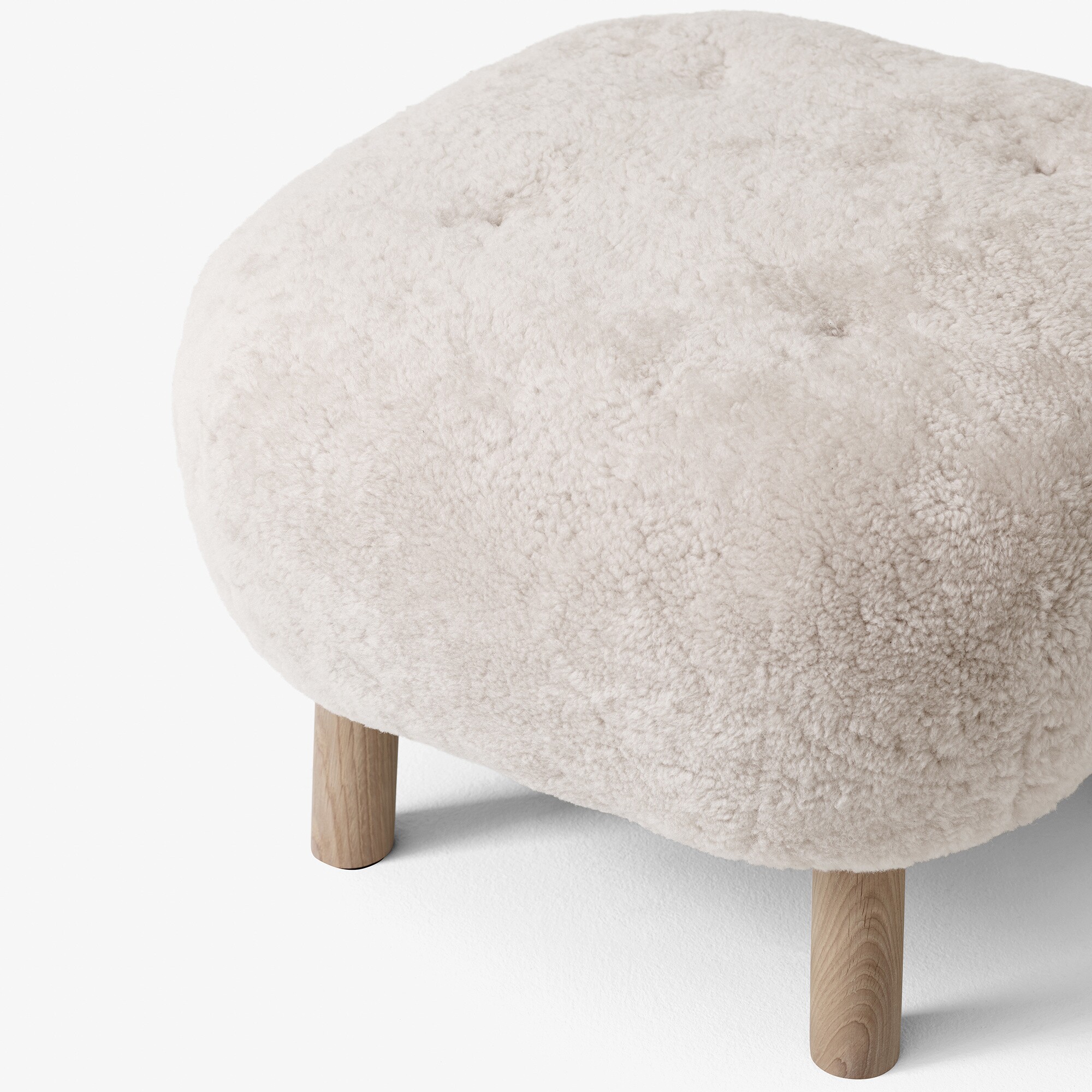 ATD1 Ottoman Frame Oak