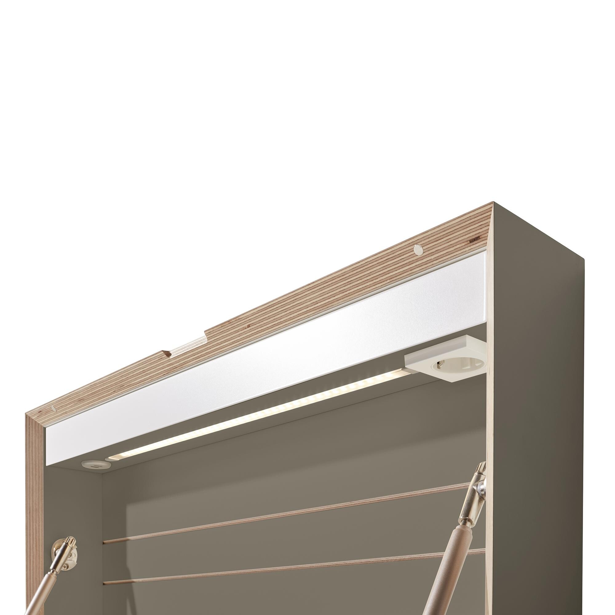 Flatmate Wall Secretary with Birch Edge