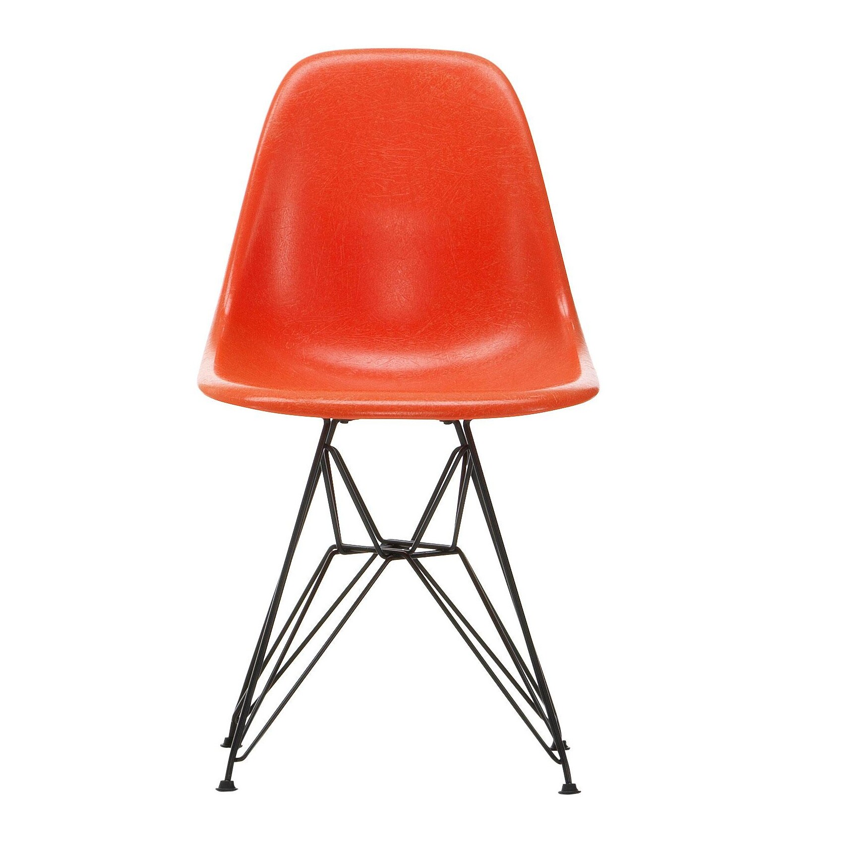 Eames Fiberglass Side Chair DSR Black Base