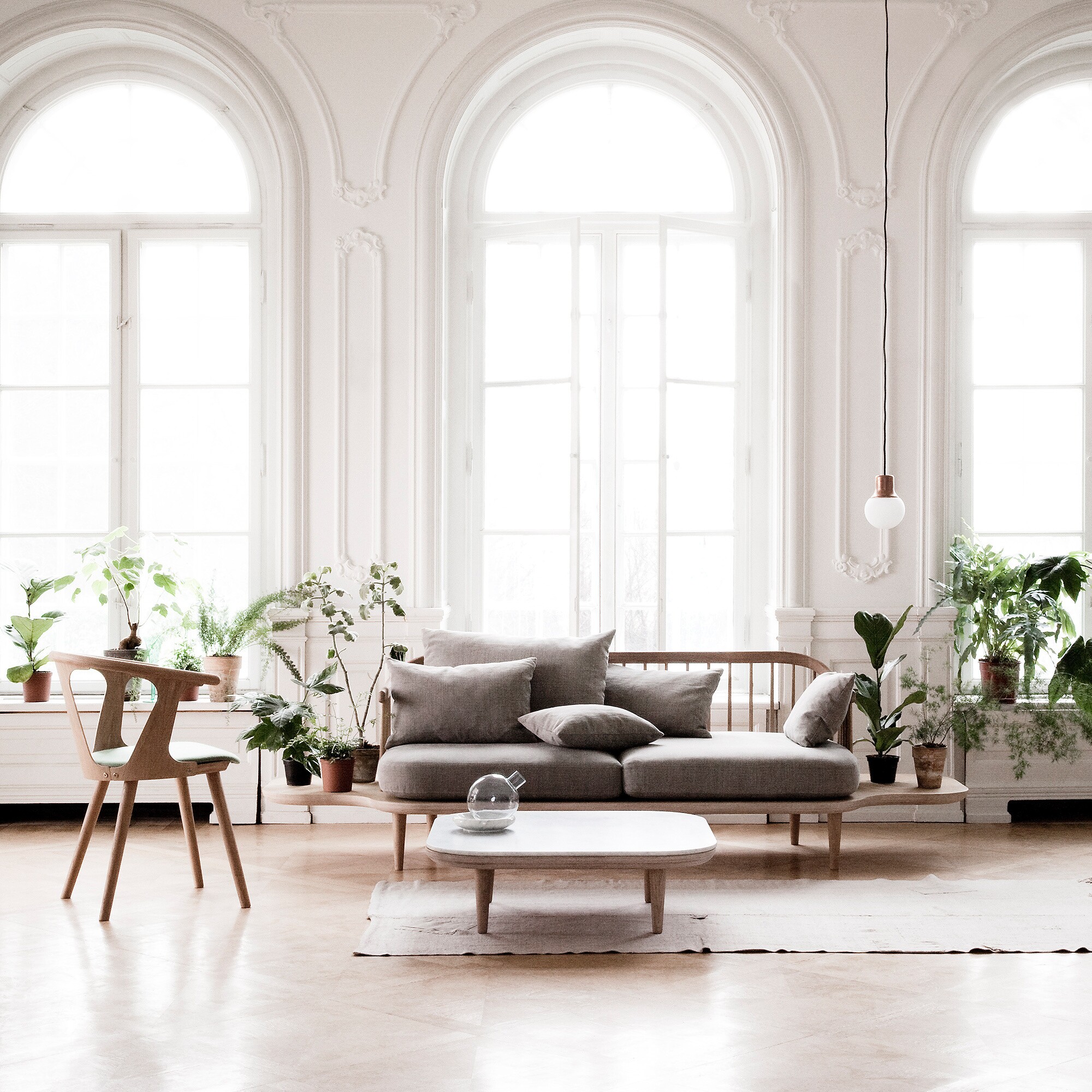 In Between SK2 Chair Upholstered Frame Oak