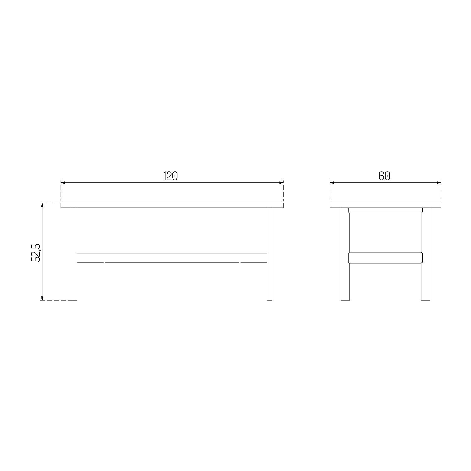 D33 Coffee Table 120x60cm