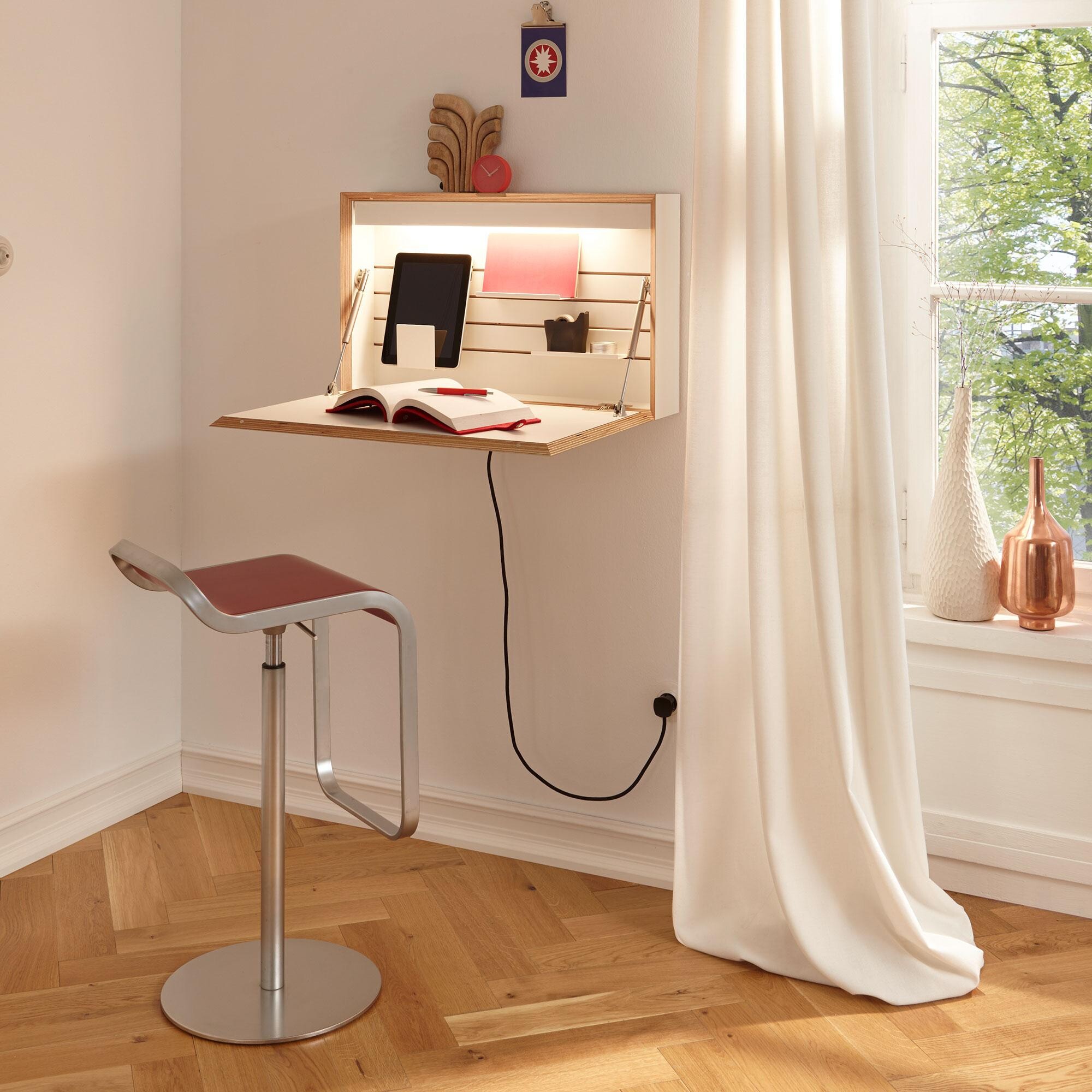 Flatbox LED Wall Secretary with On/Off Switch