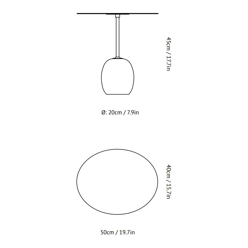 Lato LN9 Side Table Top Steel Oval