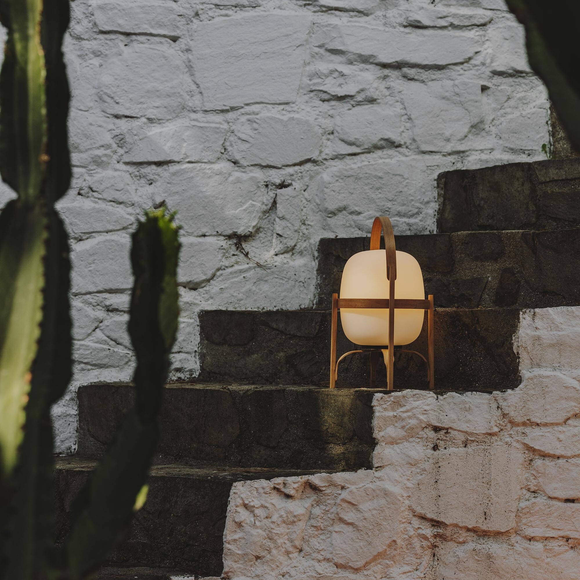 Cestita Batería LED Lamp with Battery Glass