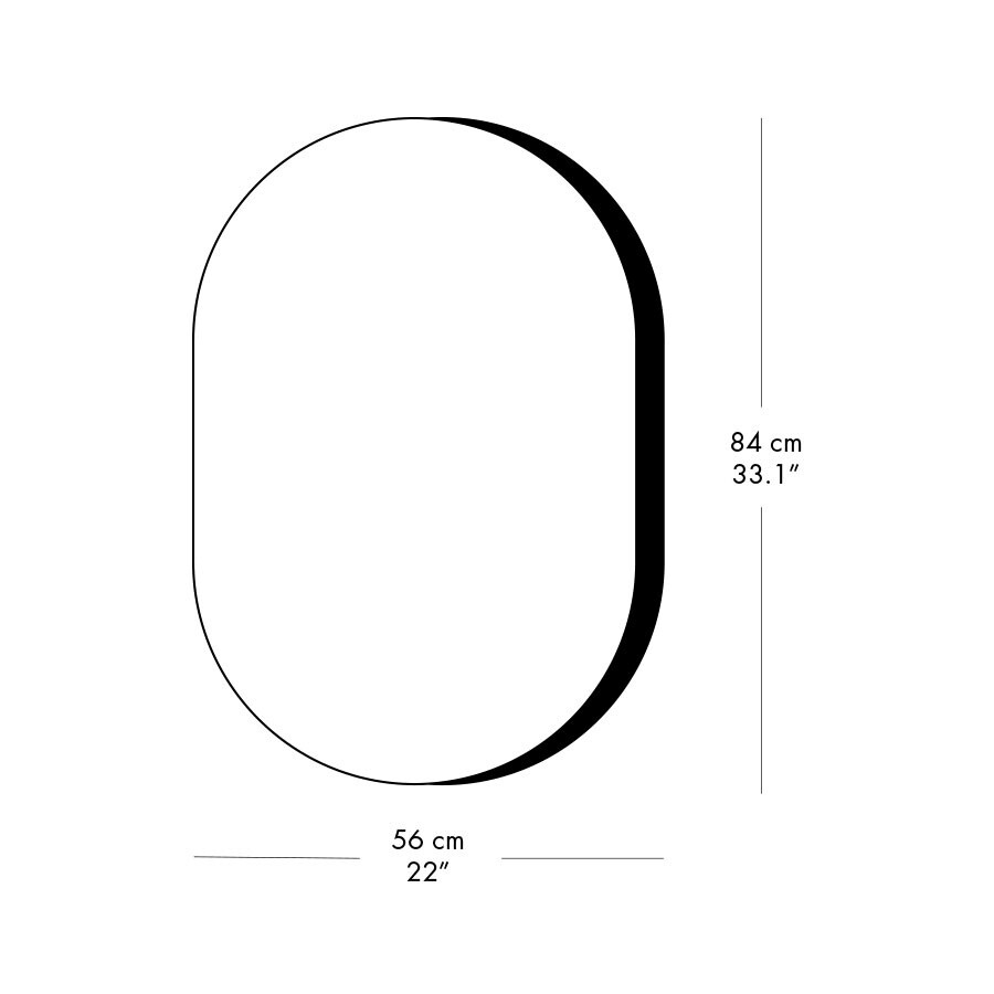 Mirror oval