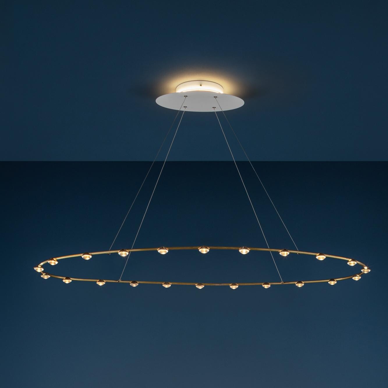 22 Petites Lentilles LED Suspension Lamp