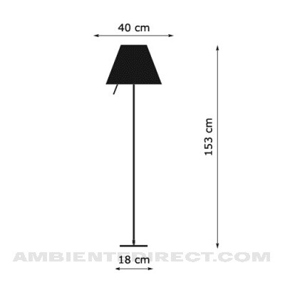 Costanza Terra Floor Lamp Fix/On-Off