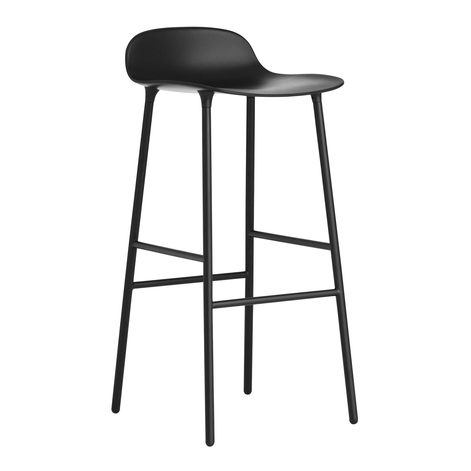 Form Bar Stool Steel Base 75cm