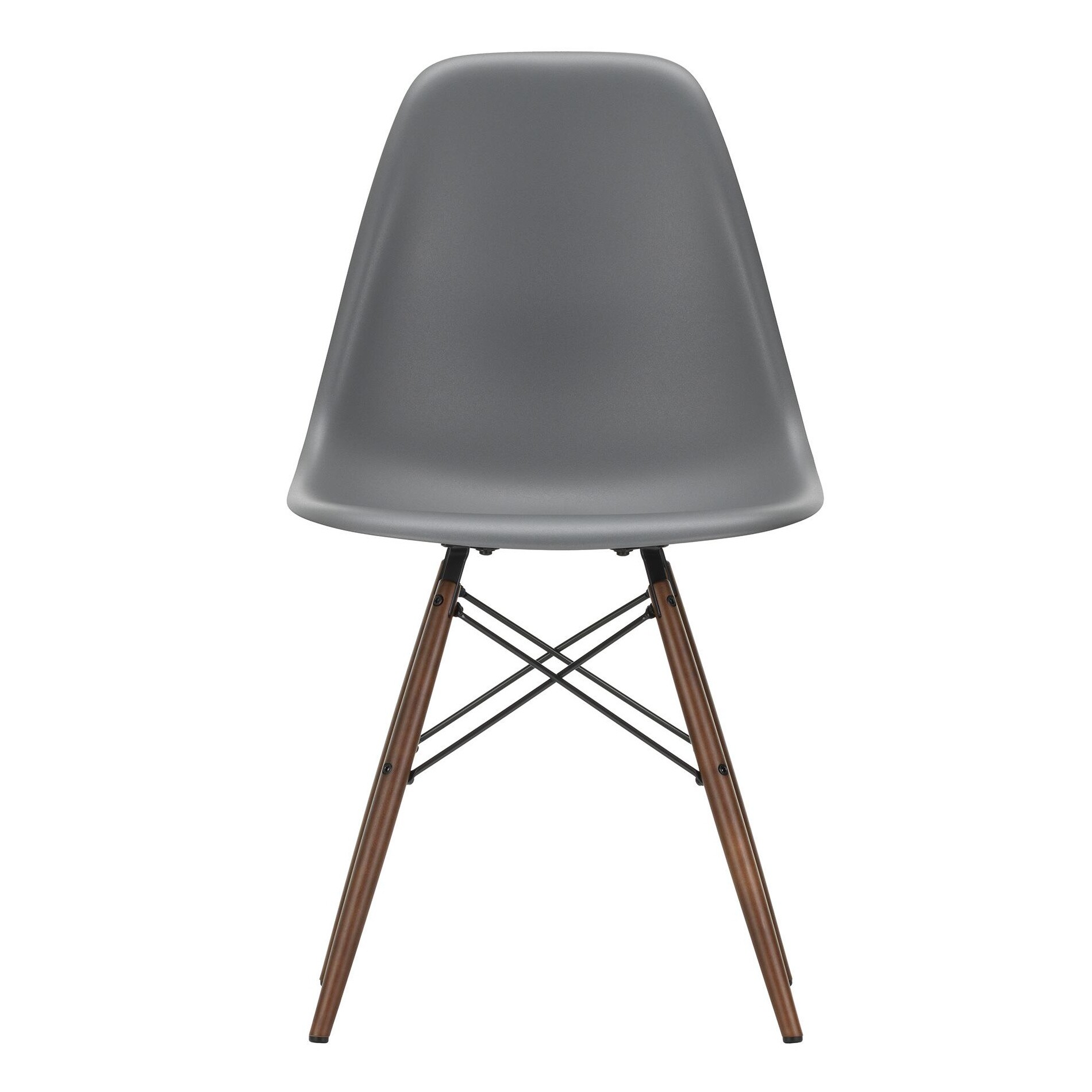 Eames Plastic Side Chair DSW RE Dark Maple Base