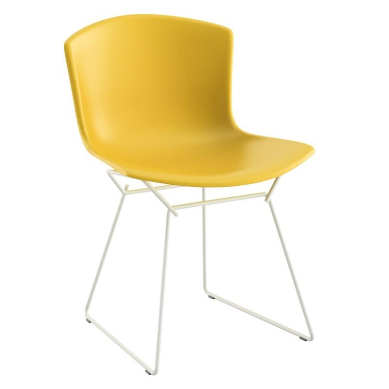 Bertoia Plastic Side Chair Frame White