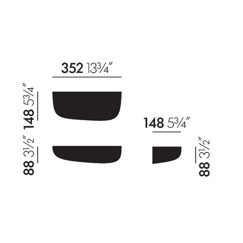 Corniches Wall Shelf M