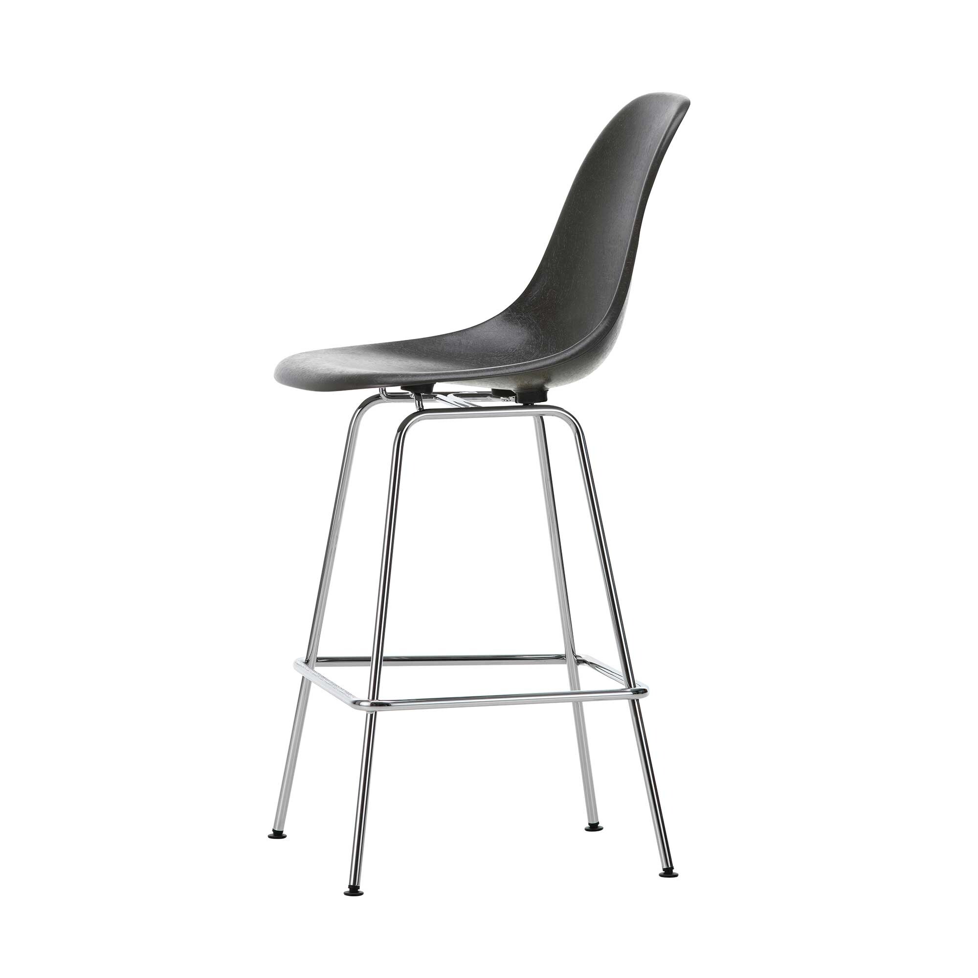 Eames Fiberglass Bar Chair Medium Chromed