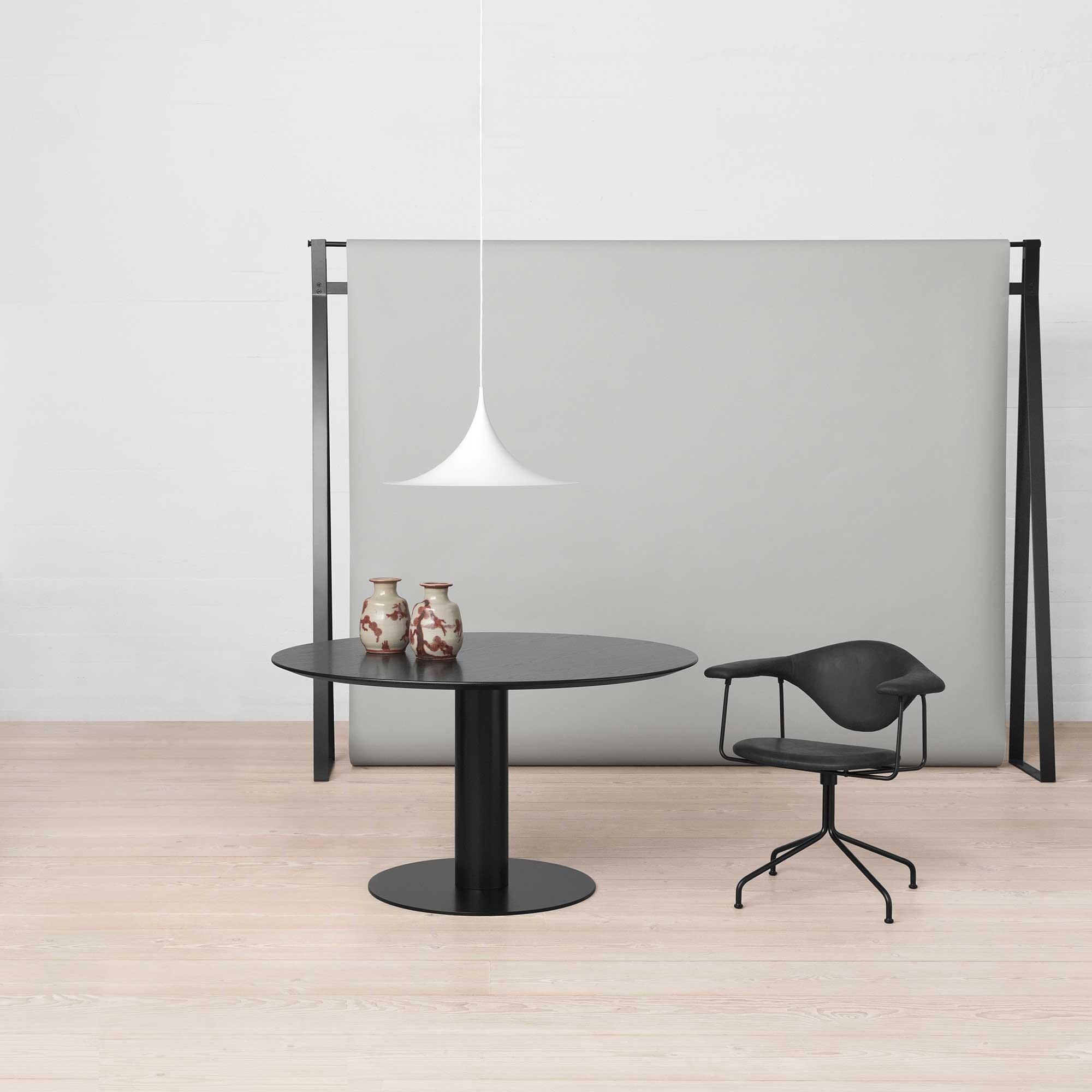 2.0 Dining Table Frame Black Ø130cm