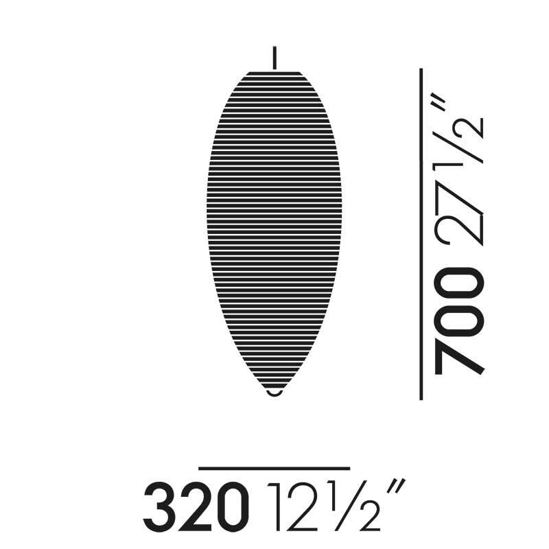 Akari 23A Suspension Lamp